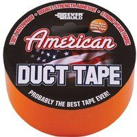 Everbuild Waterproof American Duct Tape for Multi Use that comes with Double Strength Adhesive - Orange - 50mm x 25m