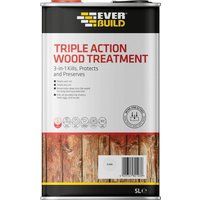 Sika LJUN05 5Ltr Lumberjack Triple Action Wood Treatment, Clear