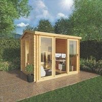 Mercia 3m x 2.5m Log Cabin Summer House (19mm)