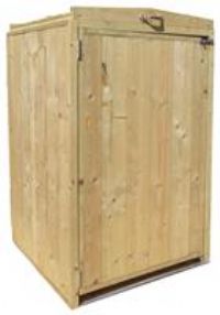 Wooden Garden Bin Store 3x3 Outdoor Wheelie Dustbin Storage 3ft 3ft