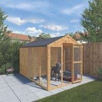 Mercia 10' x 6' Staffordshire Dog Kennel and Run