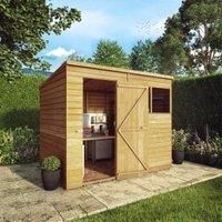 Mercia 8 x 6ft Overlap Pent Shed - incl. Installation