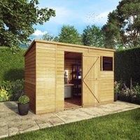Mercia 10 x 6ft Overlap Pent Shed - incl. Installation