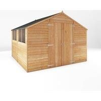 Mercia 10 x 10ft Overlap Apex Shed - incl. Installation