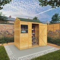 Mercia 6 x 4ft Overlap Reverse Apex Shed - Installation Included