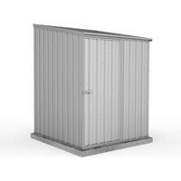 Mercia Garden Products Absco Space Saver 1.52 x 1.52m Pent Metal Shed  wilko