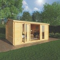 Mercia 5m x 4m 28mm Wall Home Office Director Cabin