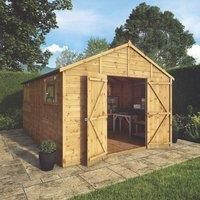 Mercia 14 x 10ft Premium Shiplap Apex Workshop Timber Shed