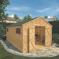 Mercia 16' x 10' Premium Shiplap Apex Workshop