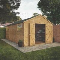 Mercia 18 x 10ft Premium Shiplap Apex Workshop Timber Shed