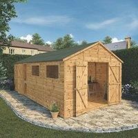 Mercia 20' x 10' Premium Shiplap Apex Workshop