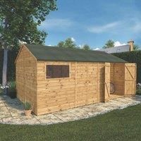Mercia 16' x 10' Premium Shiplap Reverse Apex Workshop