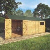 Mercia 18' x 10' Premium Shiplap Reverse Apex Workshop