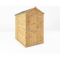 Wooden Garden Shed 6x4 Outdoor Storage Building, Shiplap, Apex Roof (6 x 4 / 6Ft x 4Ft) (No Windows)