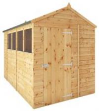 Outdoor 10ft x 6ft Shiplap Apex Garden Storage Shed (Reverse Apex)