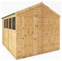 Waltons Shiplap Apex Reverse Garden Storage Shiplap T&G Shed 10 x 8 10ft 8ft