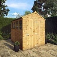 Mercia 8ft x 6ft Premium Shiplap Apex Shed - Including Installation