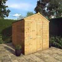 Mercia 8ft x 6ft Premium Windowless Shiplap Apex Shed - Including Installation