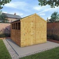 Mercia 10ft x 8ft Premium Shiplap Apex Shed - Including Installation