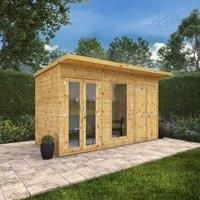Country Living 7ft x 7ft Premium Sandon Double Storey Playhouse with Veranda Painted + Installation  Aurora Green