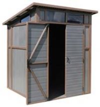 7££ x 7££ Mercia Premium Composite Pent Shed (2.03m x 2.08m)