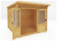 Mercia 3x3m 19mm Wall Pent Log Cabin