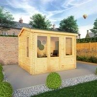 Mercia 3m x 3m Home Office Elite Log Cabin (44mm)