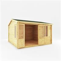 Mercia 4m x 4m Home Office Elite Log Cabin (34mm)
