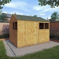 Mercia 10 x 8ft Shiplap Reverse Apex Shed with Assembly