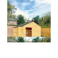 Mercia Woodsman Shiplap Apex 10x8 Shed