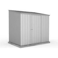 Mercia Garden Products Absco Space Saver 2.26 x 1.52m Pent Metal Shed  wilko