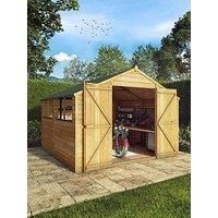 Mercia 10x10ft Overlap Apex Wooden Workshop Shed