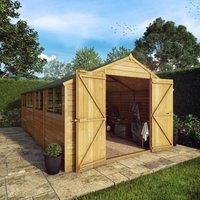 20x10ft Mercia Overlap Apex Wooden Workshop Shed