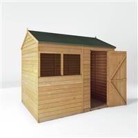 Mercia 8x6ft Overlap Reverse Apex Shed