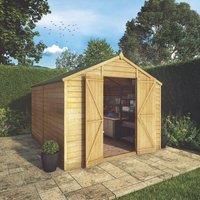 Mercia 10x8ft Overlap Apex Windowless Shed