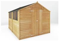 Mercia Wooden 10 x 8ft Overlap Garden Shed