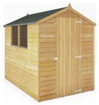 Mercia Wooden 7 x 5ft Overlap Garden Shed