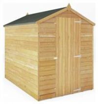 Mercia Wooden 7 x 5ft Overlap Windowless Shed