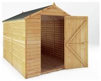 Mercia Wooden 8 x 6ft Overlap Windowless Shed