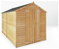 Mercia Wooden 10 x 6ft Overlap Windowless Shed