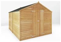 Mercia Wooden 10 x 8ft Overlap Windowless Shed