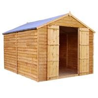 Mercia Wooden 12 x 8ft Overlap Windowless Shed