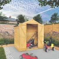 Mercia 4 x 6ft Double Door Windowless Timber Overlap Apex Shed