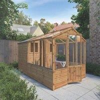 Mercia Wooden 10 x 6ft Greenhouse Combi Shed