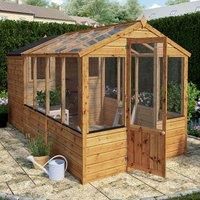 Wooden Greenhouse Storage Shed 12x6 Outdoor Garden Building Potting Shed 12ft6ft