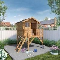 Mercia 7 x 5ft Wooden Poppy Playhouse & Tower with Assembly