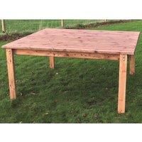 Charles Taylor 4 Seater Square Wooden Dining Table
