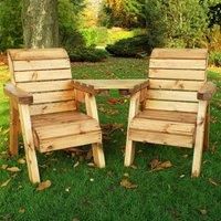 Charles Taylor Little Fellas Children's Twin Wooden Chair Companion Set  Angled