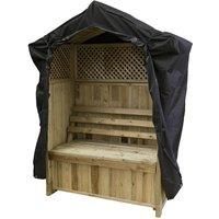 Zest Wooden Dorset Arbour With Storage Box & Cover