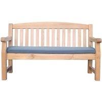Zest4Leisure Emily 3Seater Bench and Cushion  Grey